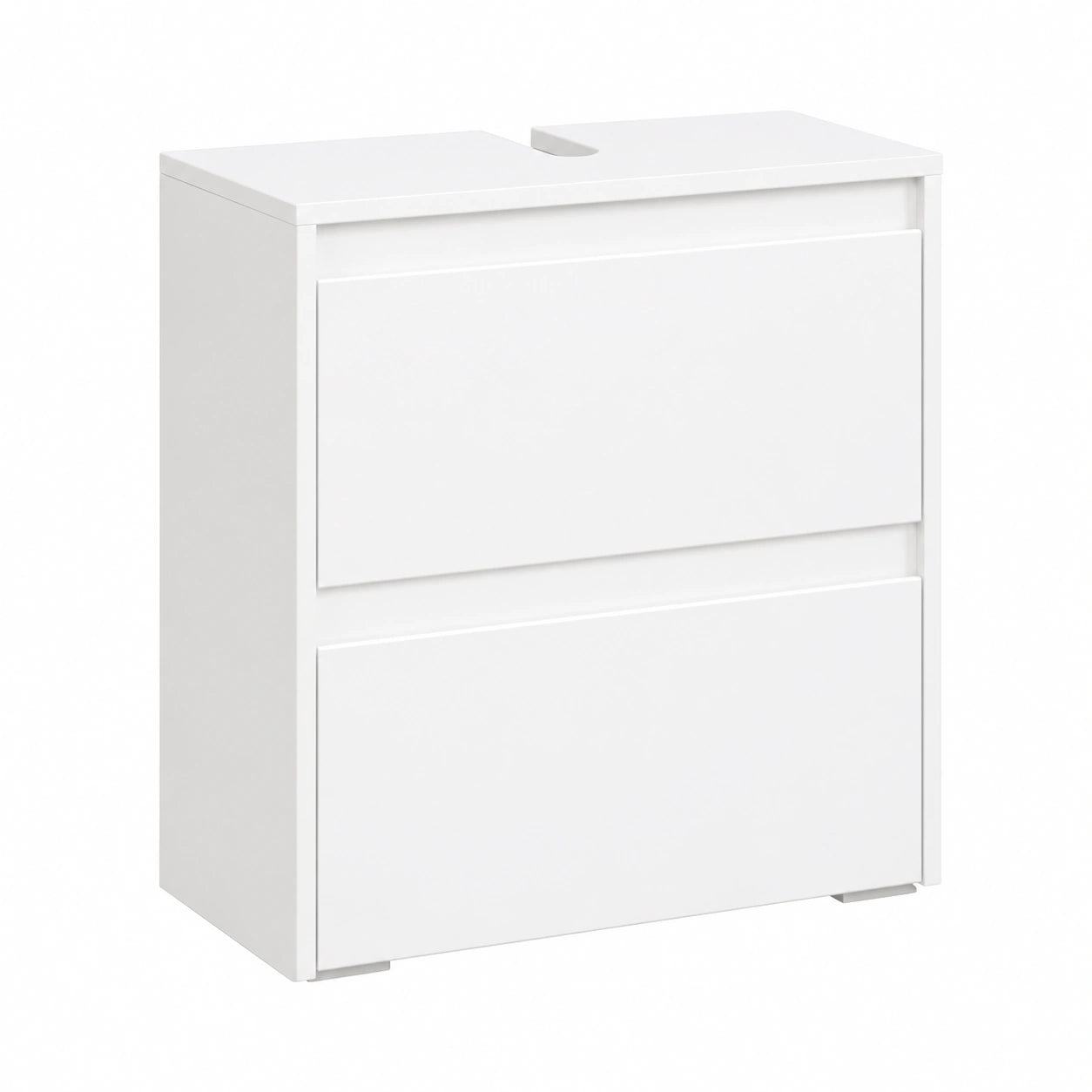 Ensemble de meubles de salle de bain, coloris blanc, 60,2 x 62,1 cm, pour la salle de bain