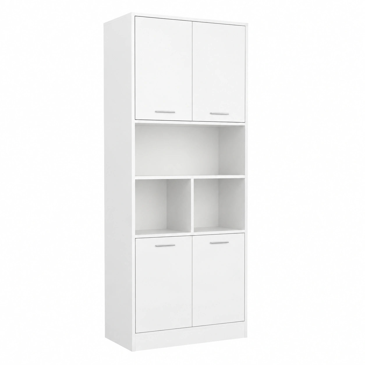 Armoire, avec rangement, coloris blanc, pour la chambre