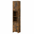 Armoire, avec rangement, avec étagères, en chêne, 30 x 30 x 183,5 cm, pour la chambre
