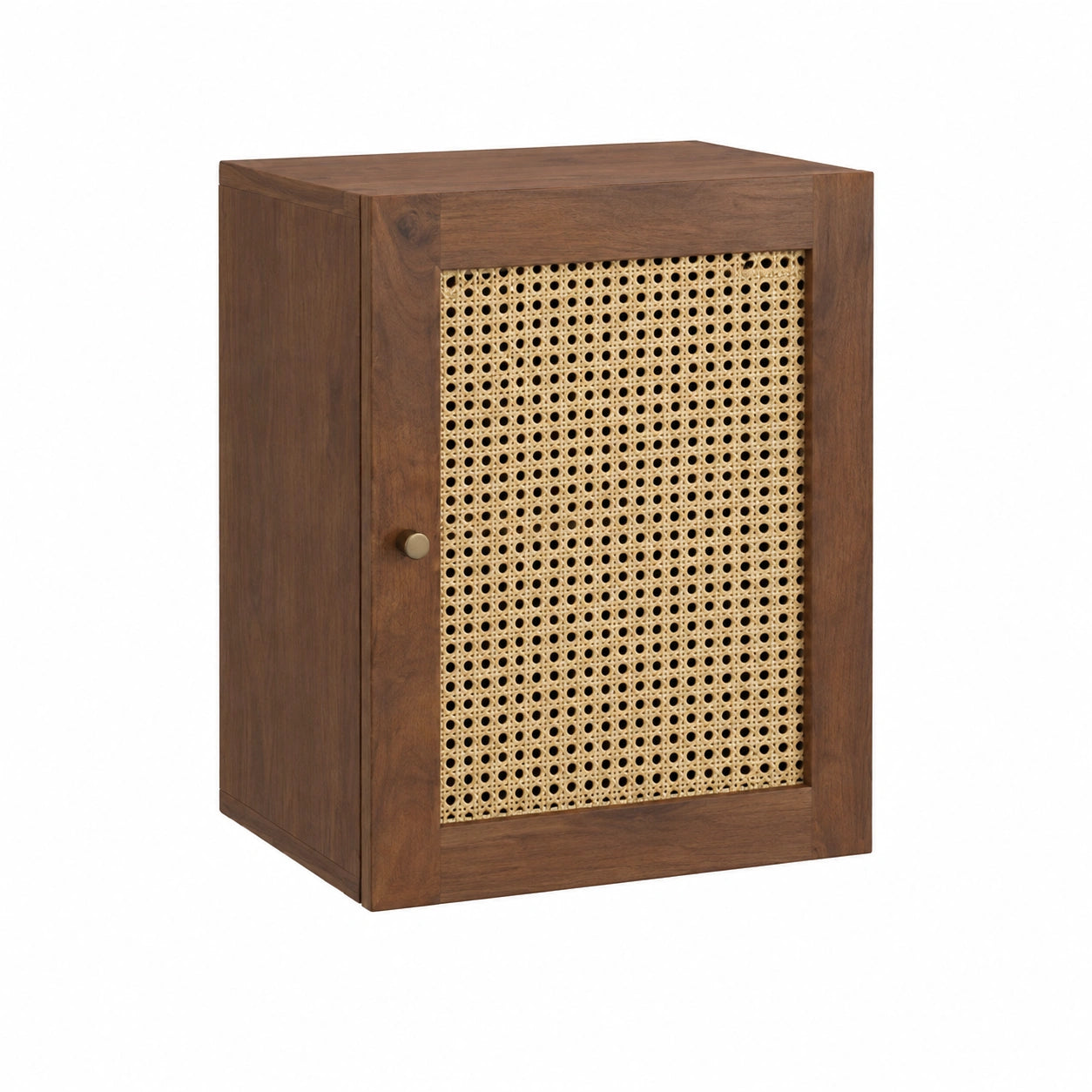 Meuble d’appoint, avec rangement, avec tiroirs, avec étagères, coloris marron, 38 x 33,5 x 48 cm, pour le salon ou la chambre
