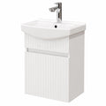 Ensemble de meubles de salle de bain, coloris blanc, pour la salle de bain