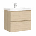 Ensemble de meubles de salle de bain, avec rangement, en chêne, 50 x 38,5 x 52 cm, pour la salle de bain