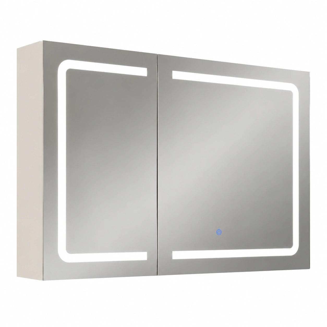 Armoire, réglable, avec rangement, avec étagères, coloris blanc, 100 x 60 x 16 cm, pour la chambre