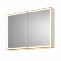 Armoire, en aluminium, coloris blanc et crème, 60 x 80 cm, pour la chambre