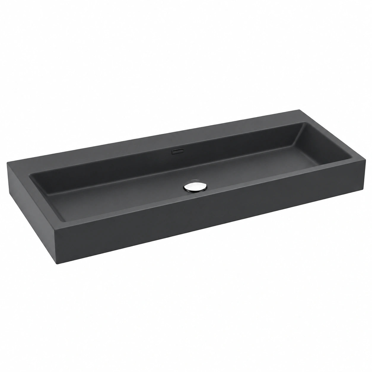 Ensemble de meubles de salle de bain, coloris noir et gris, 100 x 42 x 10 cm, pour la salle de bain