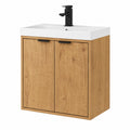 Ensemble de meubles de salle de bain, 50 x 38 x 55 cm, coloris naturel, pour la salle de bain